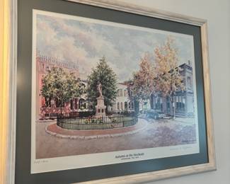 Stockade framed picture 