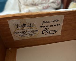 Henkel Harris cherry dresser