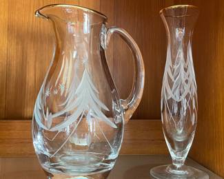 ETCHED CRYSTAL GLASS