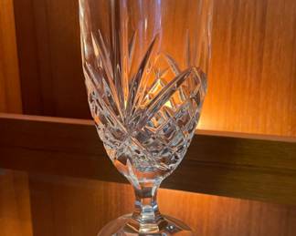 $160.00………………SET OF 20 ICE TEA STEMWARE GLASSES BY GODINGER SHANNON CRYSTAL “DUBLIN” 