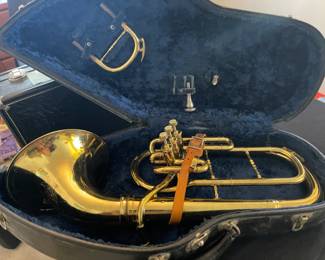 VINTAGE EUPHONIUM WITH HARD CASE