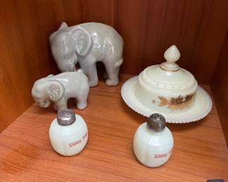 ANTIQUE CUSTARD GLASS