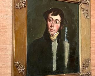 Early oil portrait