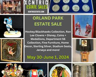 ORLAND PARK ESTATE SALE BY XCNTRIC ESTATE SALES MAY 30-JUNE 1, 2024.