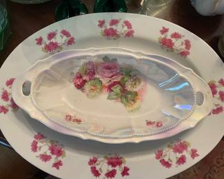 Lovely antique platters one of a kind 