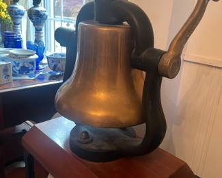 Fabulous old brass Railroad Bell 