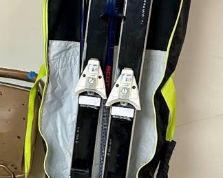 Head skis with poles & bag $120