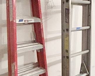Louisville ladders
8”’/16’ Extension ladder $50
6’ Folding Ladder $35

