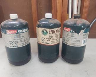 Coleman propane - 2 full, 1 partial
