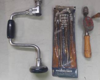 hand drills and bits
