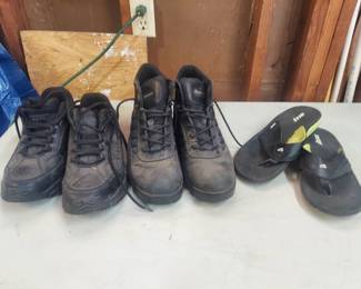 men's shoes, boots and sandals - size 10 and 10.5
