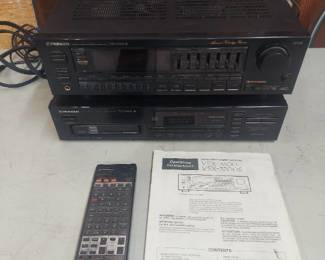 Pioneer receiver and CD player