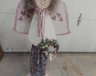 Angel wood decor
