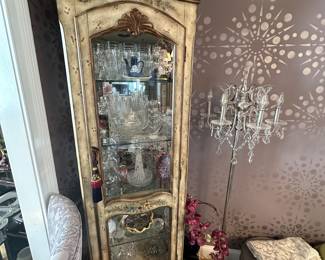 Curio Caninet Hand Painted