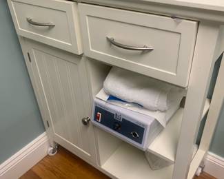 Cabinet White Bathroom Storage