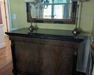 Antique Marble Top Buffet