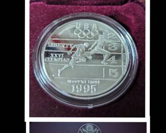 U.S. 1996 Olympic Coins of the Atlanta Games Proof Silver --Track