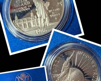 1986 U.S. Liberty Silver Proof Coins
