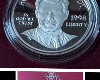 1998 Robert Kennedy Silver Proof Dollar