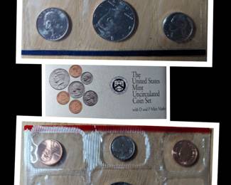 1992 U.S. Mint Uncirculated Coins