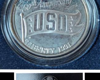 USO Proof Silver Dollar (Qty2)