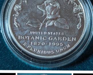 1997 U.S. Botanic Garden Commemorative Silver Proof Coin