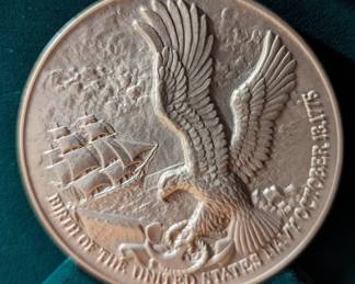 U.S. Mint Bicentennial Birth of the Navy Bronze Medal