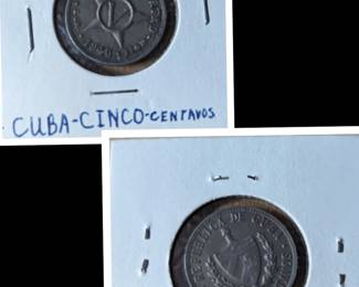 1946 Cuba 5 Cent