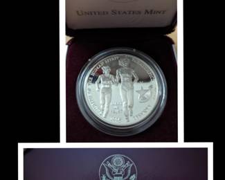 U.S. 1996 Olympic Coins of the Atlanta Games Proof Silver