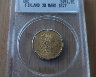 Uncirculated Finland 20 Mark