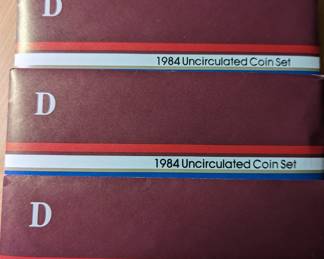 1984 U.S. Mint Uncirculated Coins