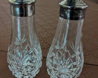 Cut Crystal S & P Shakers