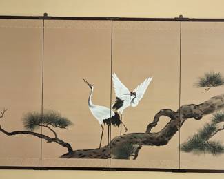 Chinese Painting: Cranes