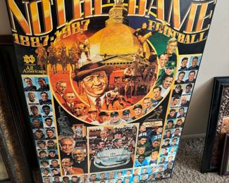 Notre Dame 100 years poster