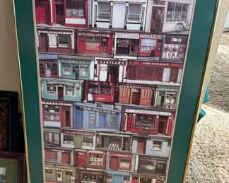 Irish pub framed poster