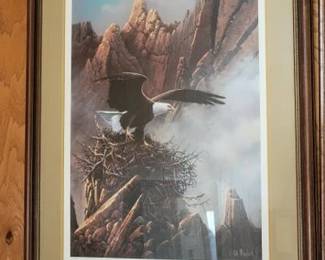 Large eagle prints