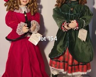 Noel and Joy Christmas dolls