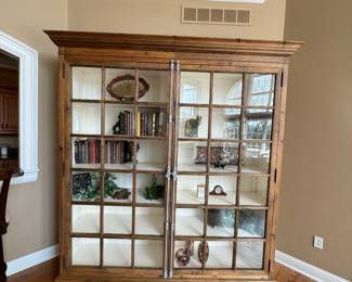 Unique and very large impressive display cabinet  - Arhaus 