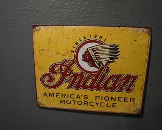 Indian Motorcycle sign