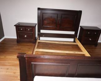 bed frame. night stands