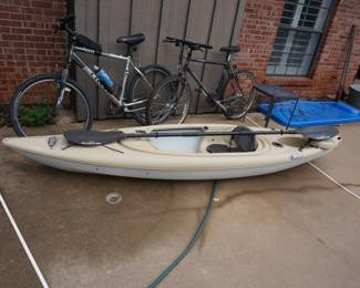 bikes, kayak 