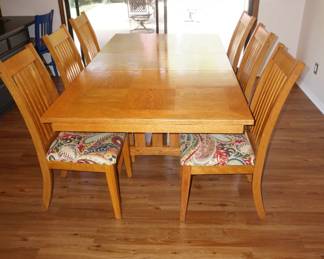 dining table and chairs