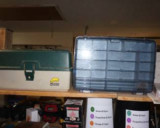 tackle boxes