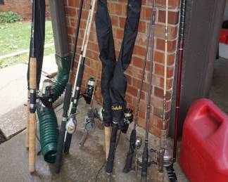 fishing poles