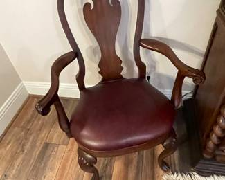 Ethan Allen mahogany arm chair 