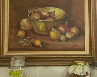 Montgomery artist Jane Holt still life of onions 