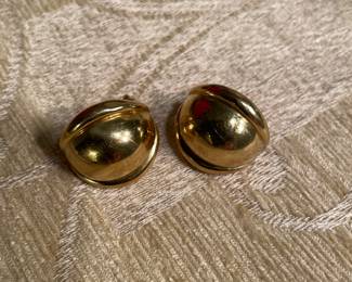 18K gold earrings 