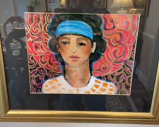 Original Barbara Gallagher painting on panel 