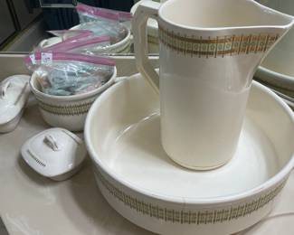 Ironstone wash set by A.M.C. Co. Belgium