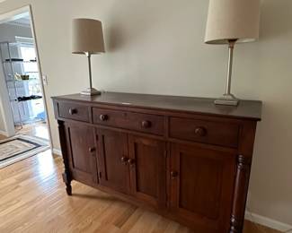 Buffet (Great Shape)/Lamps